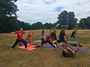 yoga in the park london