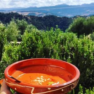 Hiking retreat in Spain -yummy food!