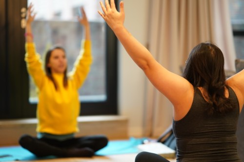 private yoga surrey london nora